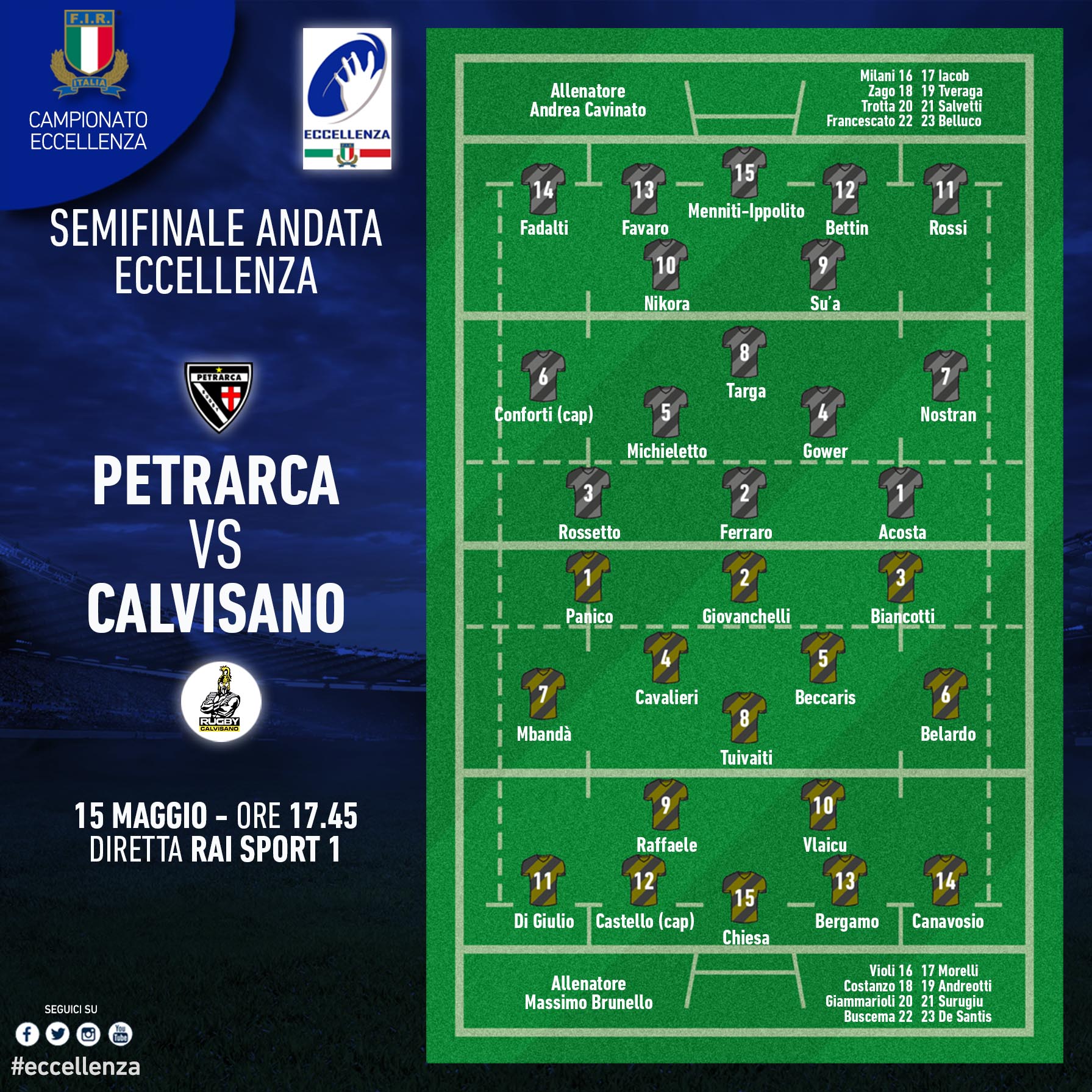 petrarca-calvisano semifinale